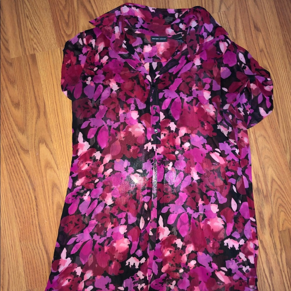 Women’s floral tunic shirt